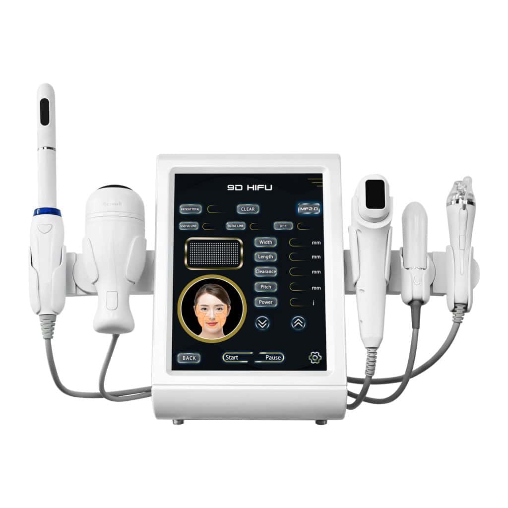 9D/7D Focused HIFU Machine 5 In 1 hifu therapy high intensity focused ultrasound hifu prostate hifu therapy for face vaginal Hifu,Vmax hifu,RF,Llpo Hifu hifu vaginal tightening