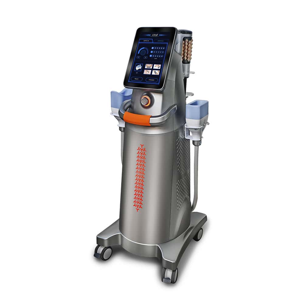 Emsculpt antes y después de la máquina de rodillo de bolas internas para esculpir el cuerpo S26 2 en 1 Masajeador interno del rodillo de la bola de Cryolipolysis Endos Velapro que adelgaza la máquina