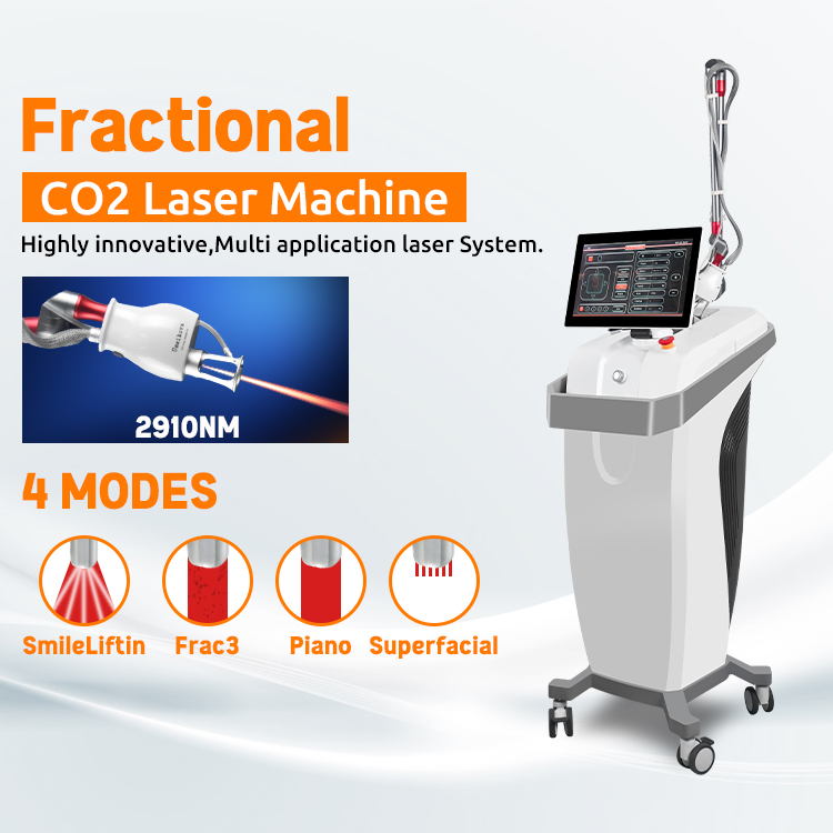 Wrinkle Removal and Skin Tightening with 2910nm Fiber Fractional CO2 ...