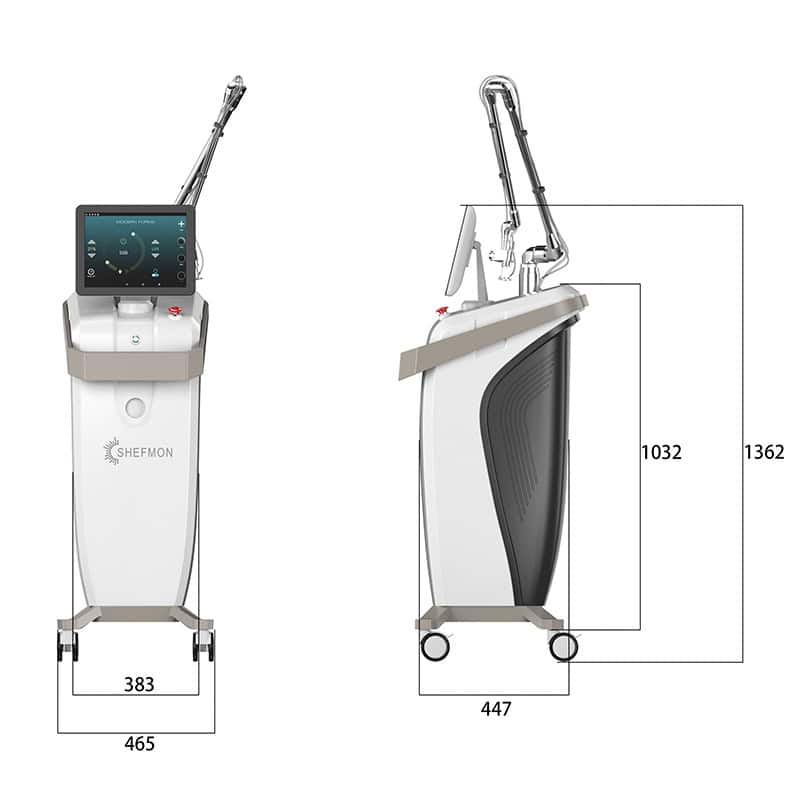 Модернизация фракционного лазерного аппарата CO2 до передовой волоконно-оптической технологии 2910 нм - shefmon