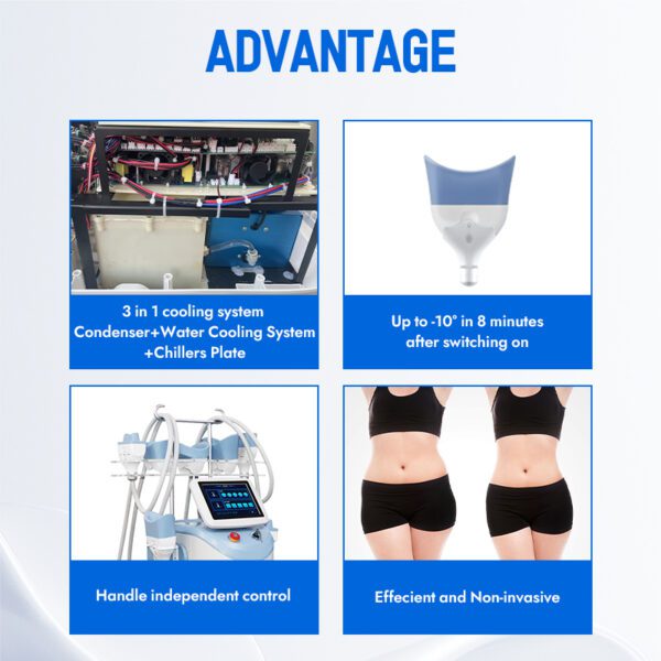 S9 S9 360 Weight Loss Fat Freezing Machine Cellulite Reduction Cryolipolysis Fat Freezing Cryolipolysis Slimming Machine - Image 9
