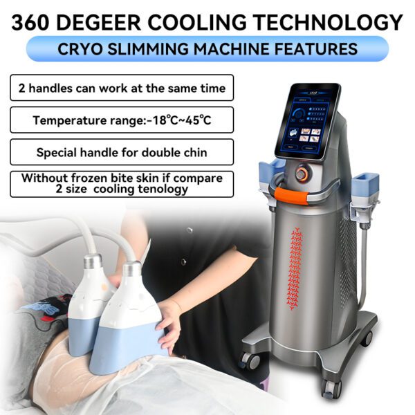 S26 2 in 1 Cryolipolysis Endos Velapro Inner Ball Roller Massager Slimming Machine - Image 3