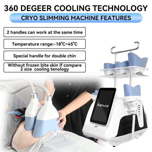 S25 2 in 1 Cryolipolysis Endos Velapro Inner Ball Roller Massager Slimming Machine - Image 3