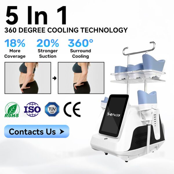 S25 2 in 1 Cryolipolysis Endos Velapro Inner Ball Roller Massager Slimming Machine - Image 2