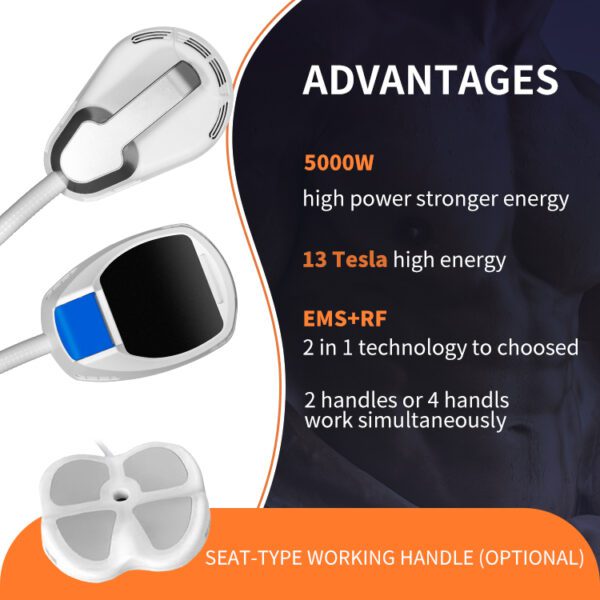 A0240 5 in 1 Emslim EMS Muscle Stimulation Teslasculpt Muscle Building - Image 4