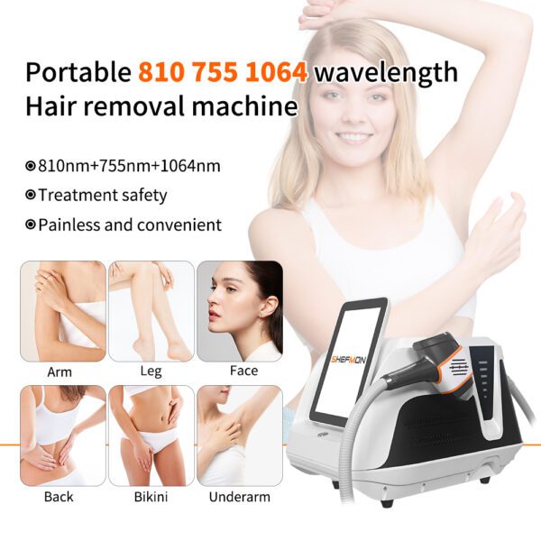 A0423 755/1064/810/940nm Diode Laser Hair Removal Beauty Machine - Image 9