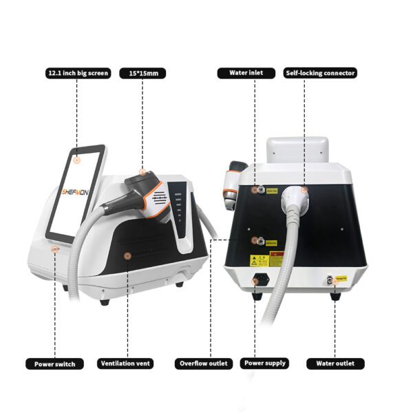 A0423 755/1064/810/940nm Diode Laser Hair Removal Beauty Machine - Image 8