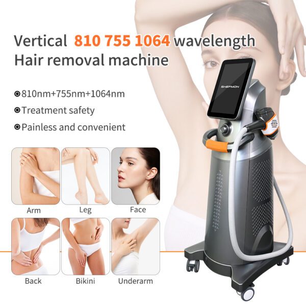 【美品】レーザー脱毛器　美容機 A0426 755/1064/810/940nmダイオードレーザー脱毛美容機器 - shefmon