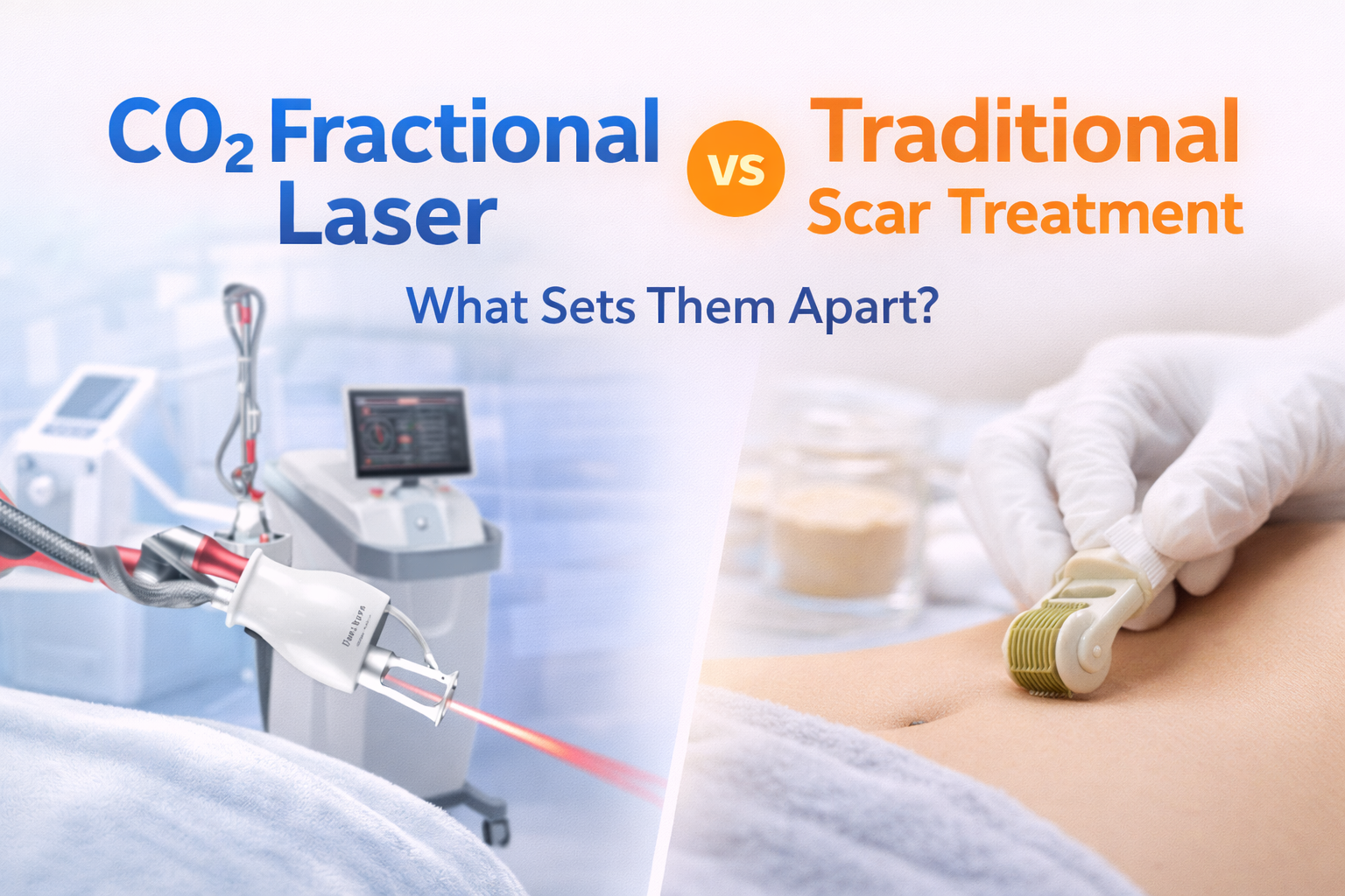 CO₂ Fractional Laser vs Traditional Scar Treatment - shefmon