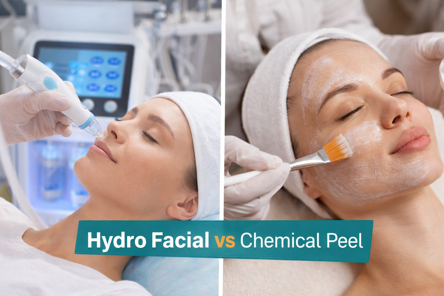 Hydro Facial vs Chemical Peel - shefmon