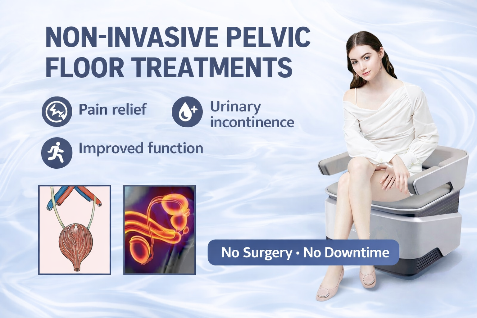 비침습적 골반저 치료법 - 셰프몬