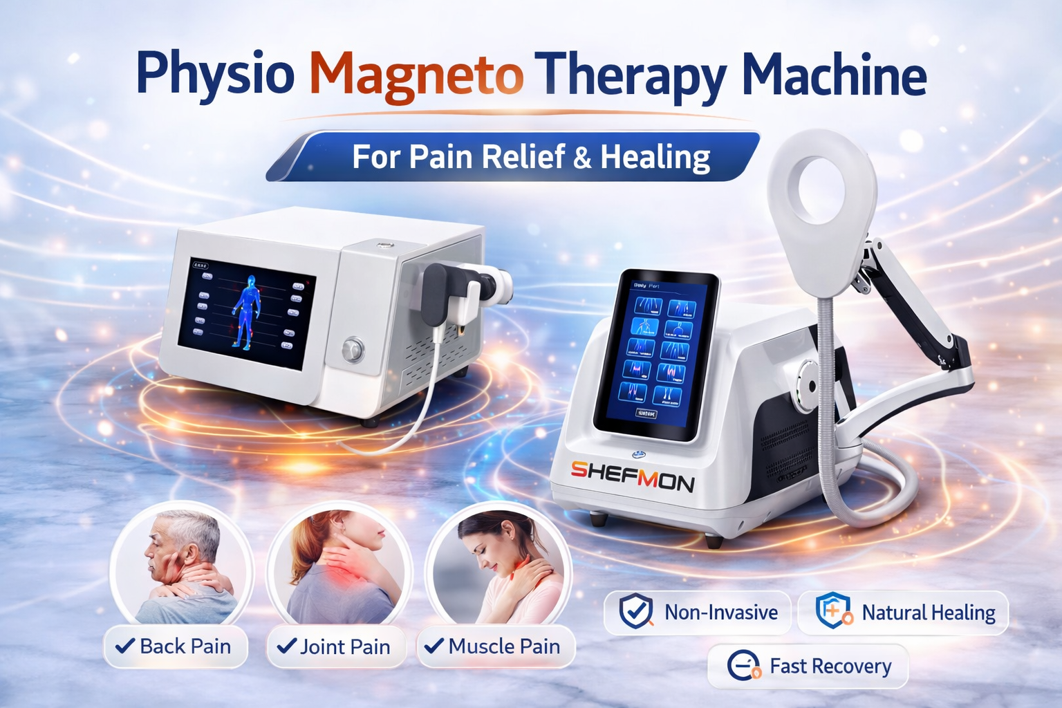 Physio Magneto Therapy Machine- shefmon