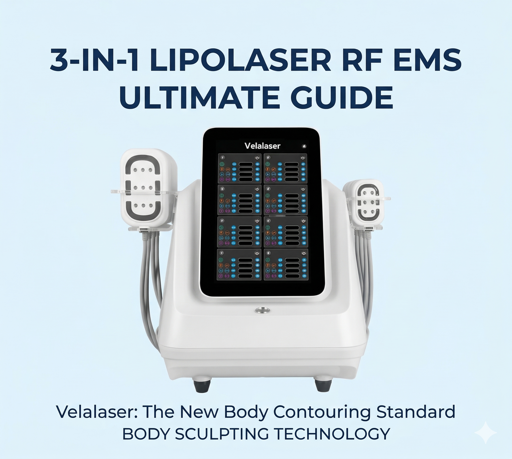 3 in 1 Lipolaser RF EMS Machine