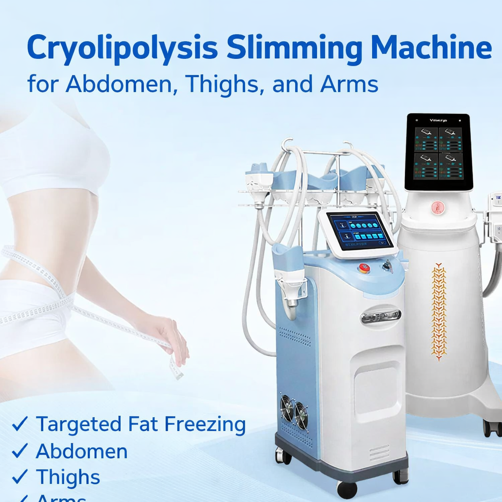 Cryolipolysis Slimming Machine for Abdomen, Thighs, and Arms - shefmon
