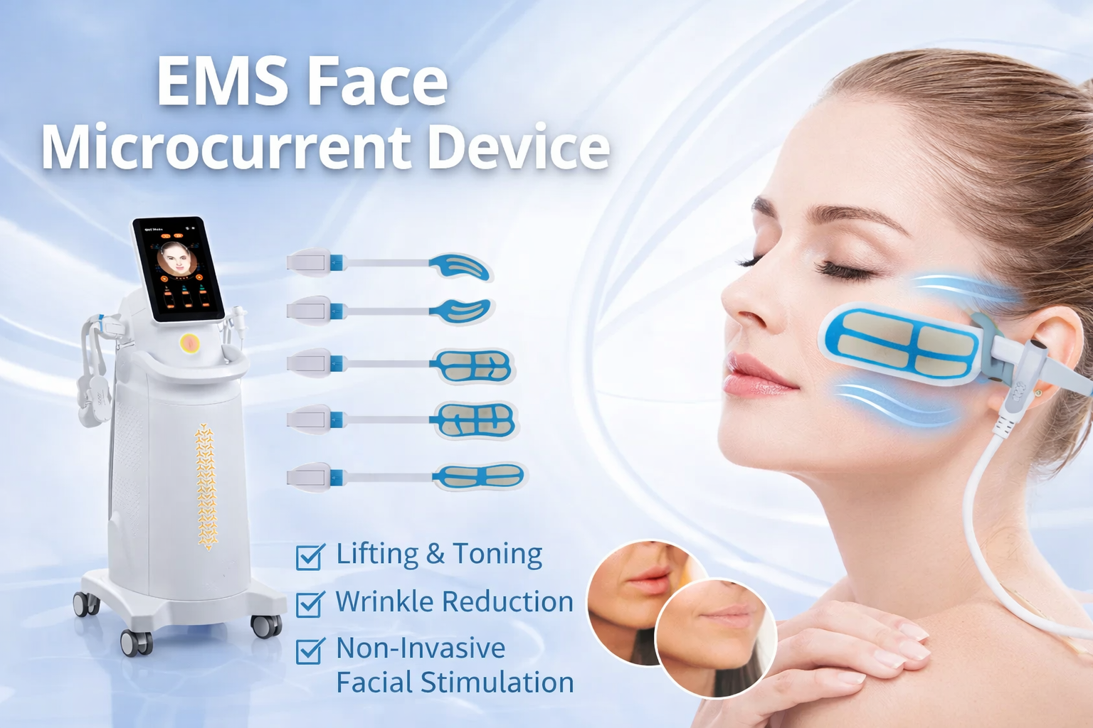 EMS Face Microcurrent Device - shefmon