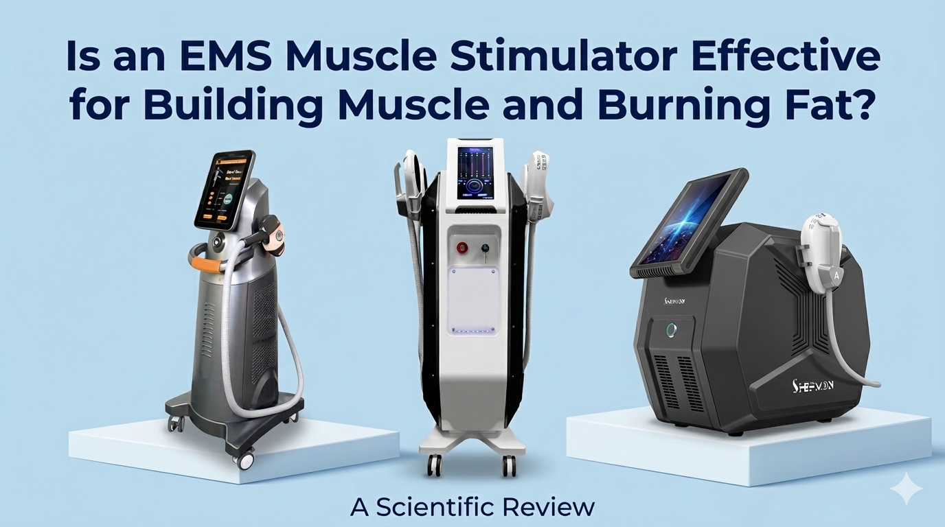 EMS Muscle Stimulator for Building Muscle and Burning Fat - shefmon