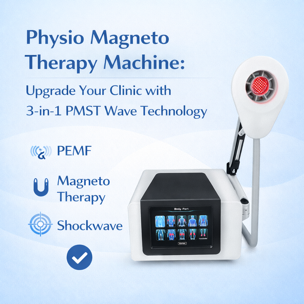 Physio Magneto Therapy Machine Upgrade Your Clinic with 3-in-1 PMST Wave Technology - shefmon