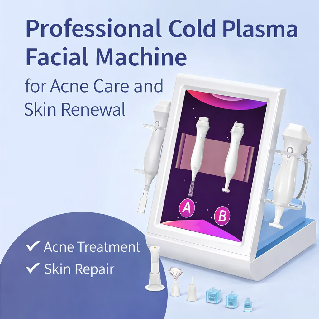 Professional Cold Plasma Facial Machine for Acne Care and Skin Renewal - shefmon