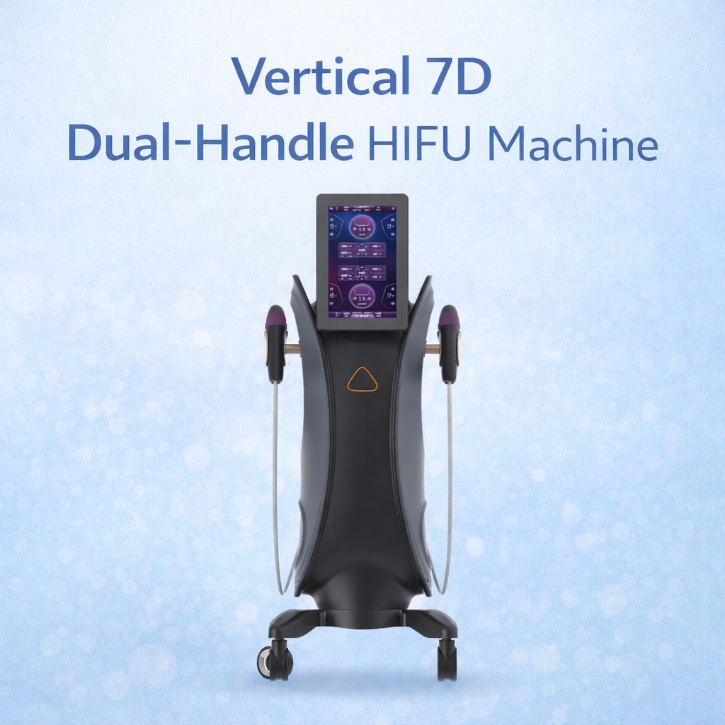 Vertical 7D Dual-Handle HIFU Machine - shefmon