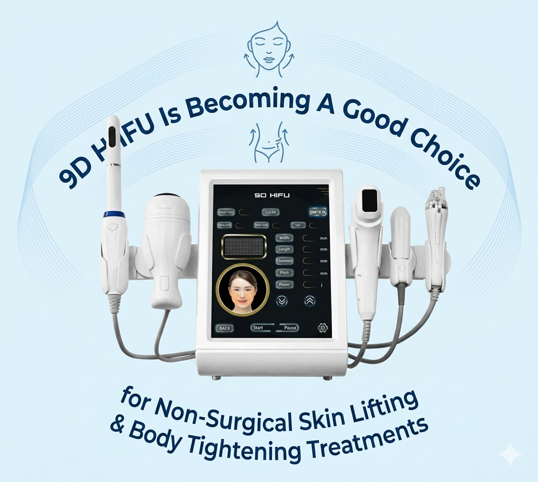 Il trattamento HIFU 9D sta diventando un'ottima scelta per il lifting non chirurgico della pelle e il rassodamento del corpo - shefmon