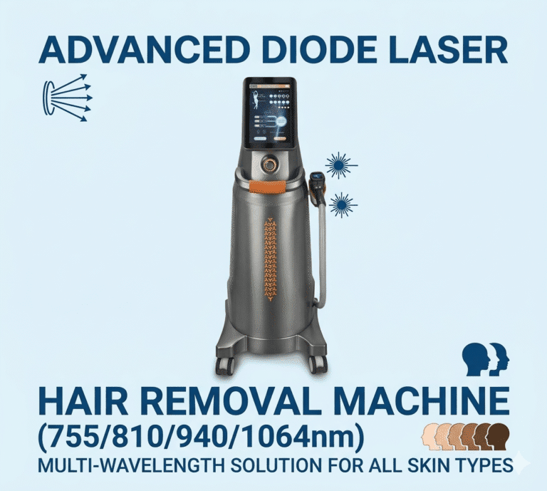 Advanced Diode Laser Hair Removal Machine (755/810/940/1064nm): Multi ...