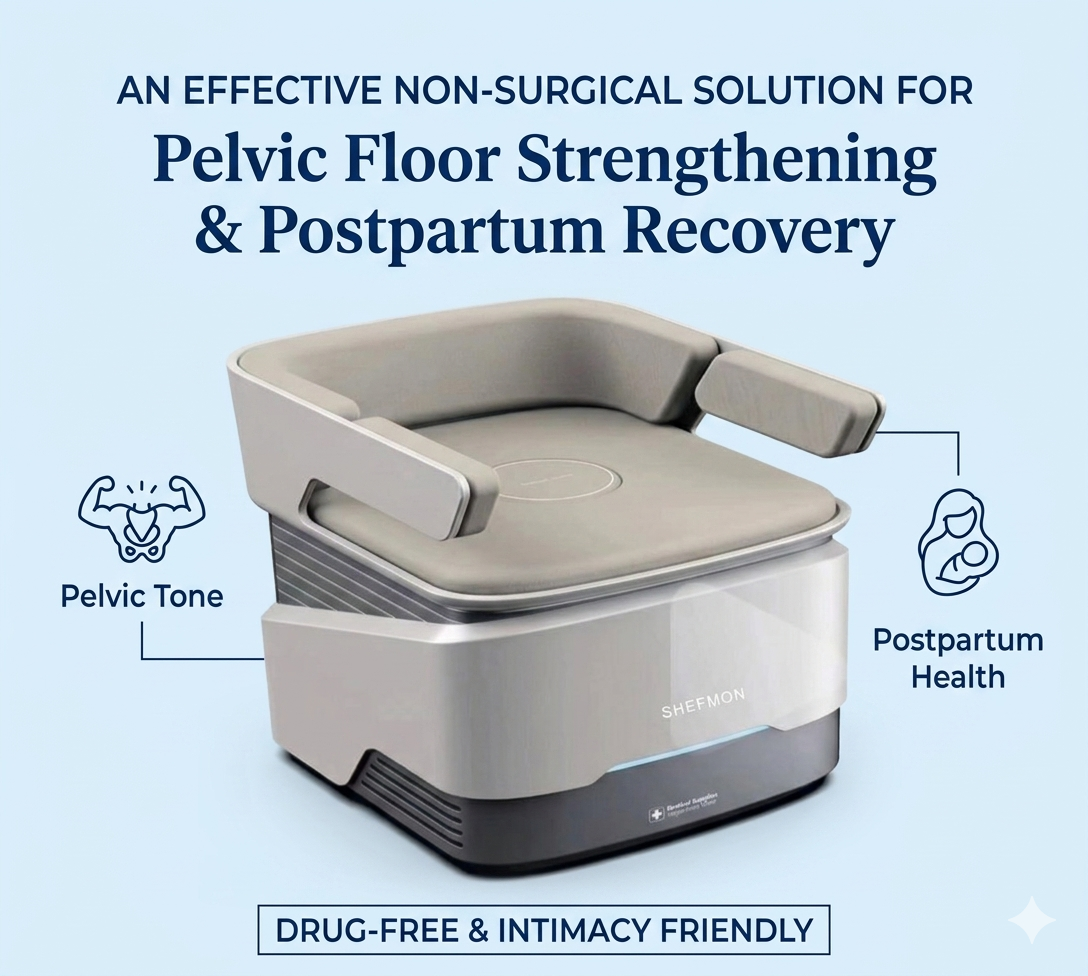 Eine effektive, nicht-operative Lösung zur Stärkung des Beckenbodens und zur Unterstützung der Rückbildung nach der Geburt – shefmon
