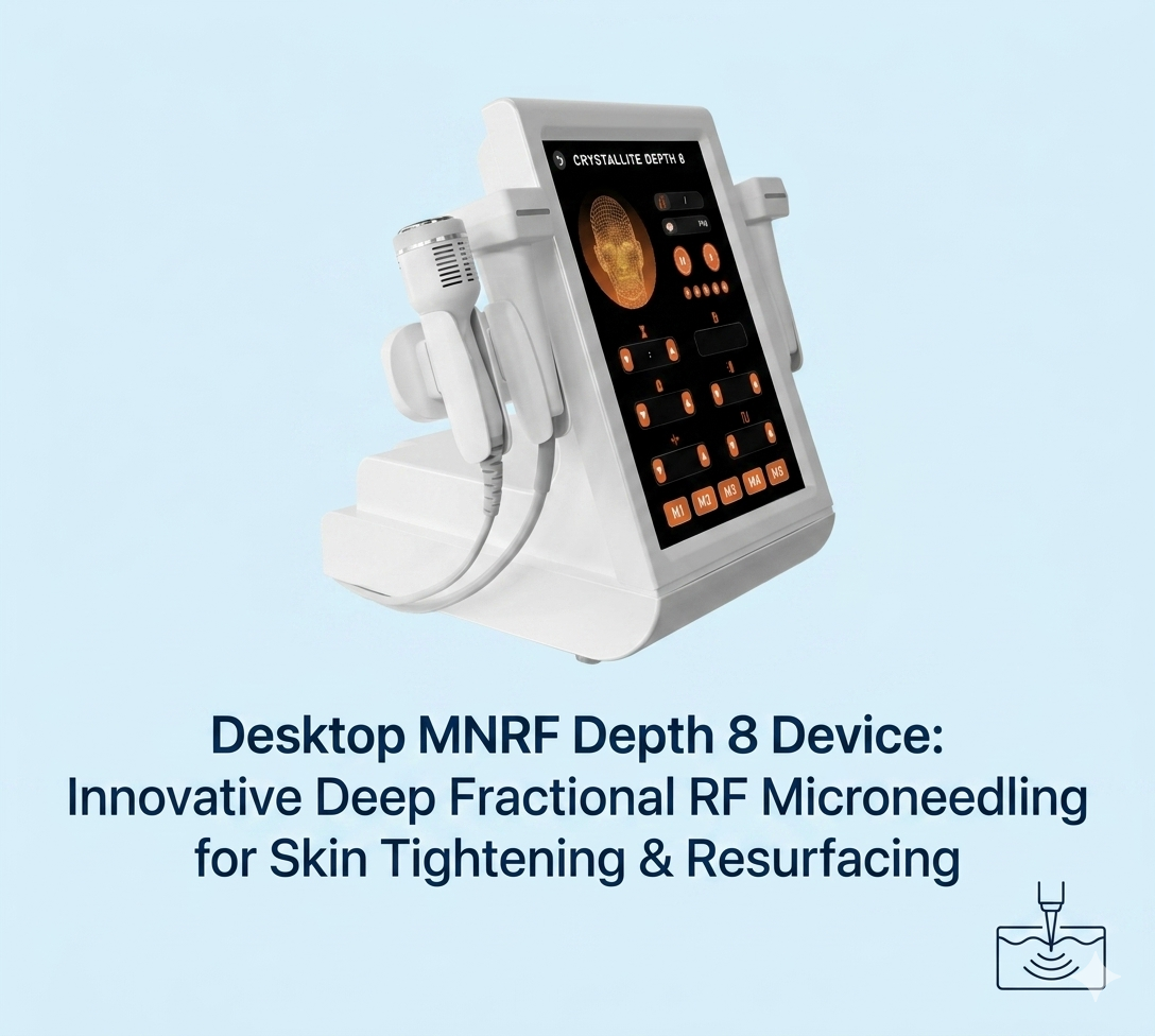 데스크톱 MNRF Deepth 8 기기, 심부 프랙셔널 RF 마이크로니들링 및 피부 탄력 개선을 위한 혁신적인 기술 - shefmon