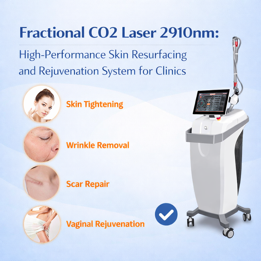 Fractional CO2 Laser 2910nm High-Performance Skin Resurfacing and Rejuvenation System for Clinics - shefmon