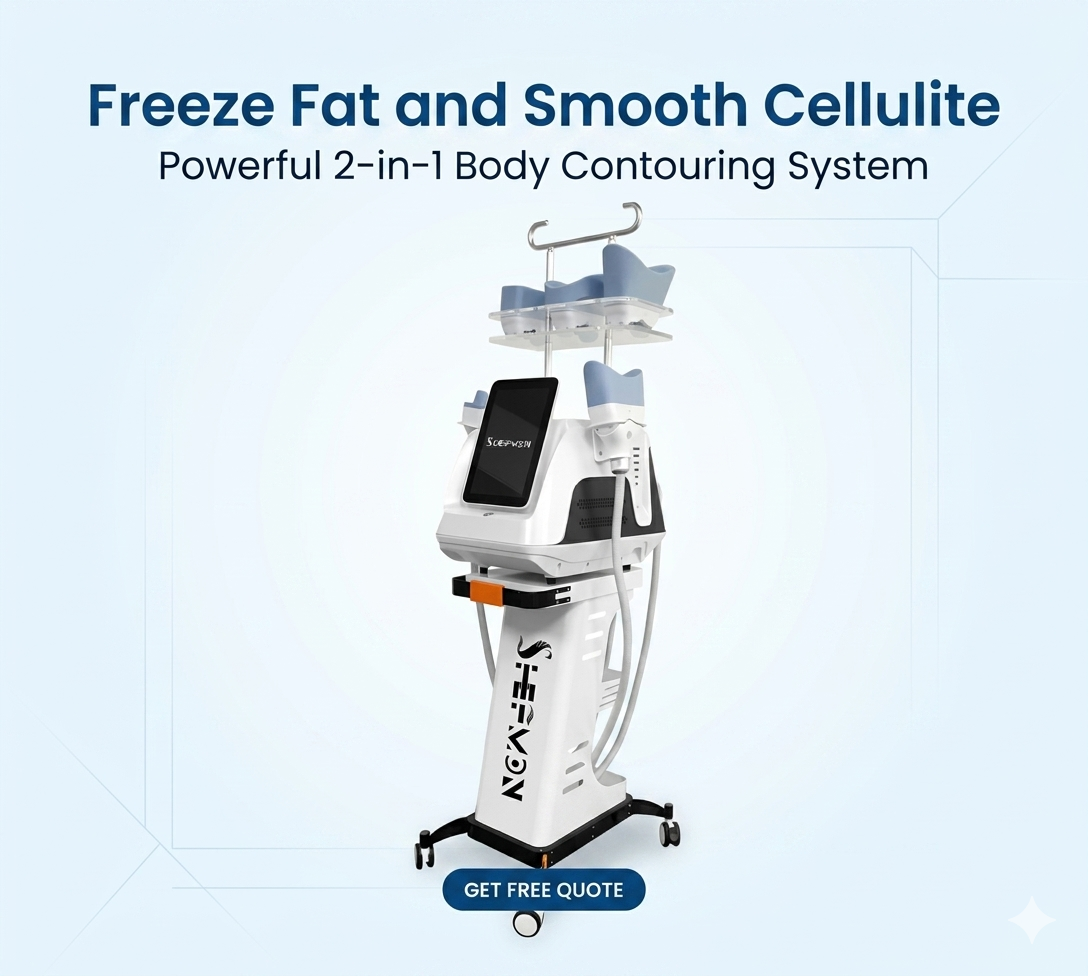 Congela il grasso e leviga la cellulite con un potente sistema di rimodellamento del corpo 2 in 1 - shefmon