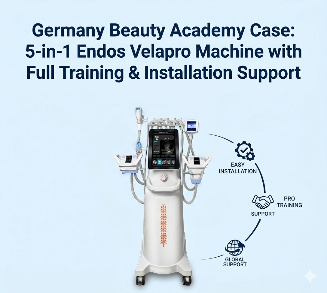 Germany Beauty Academy Case 5-in-1 Endos Velapro Machine with Full Training & Installation Support - shefmon