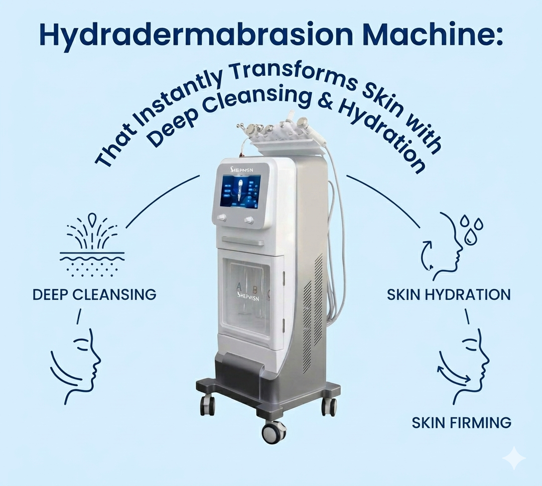 Hydradermabrasion Machine That Instantly Transforms Skin with Deep Cleansing Hydration - shefmon