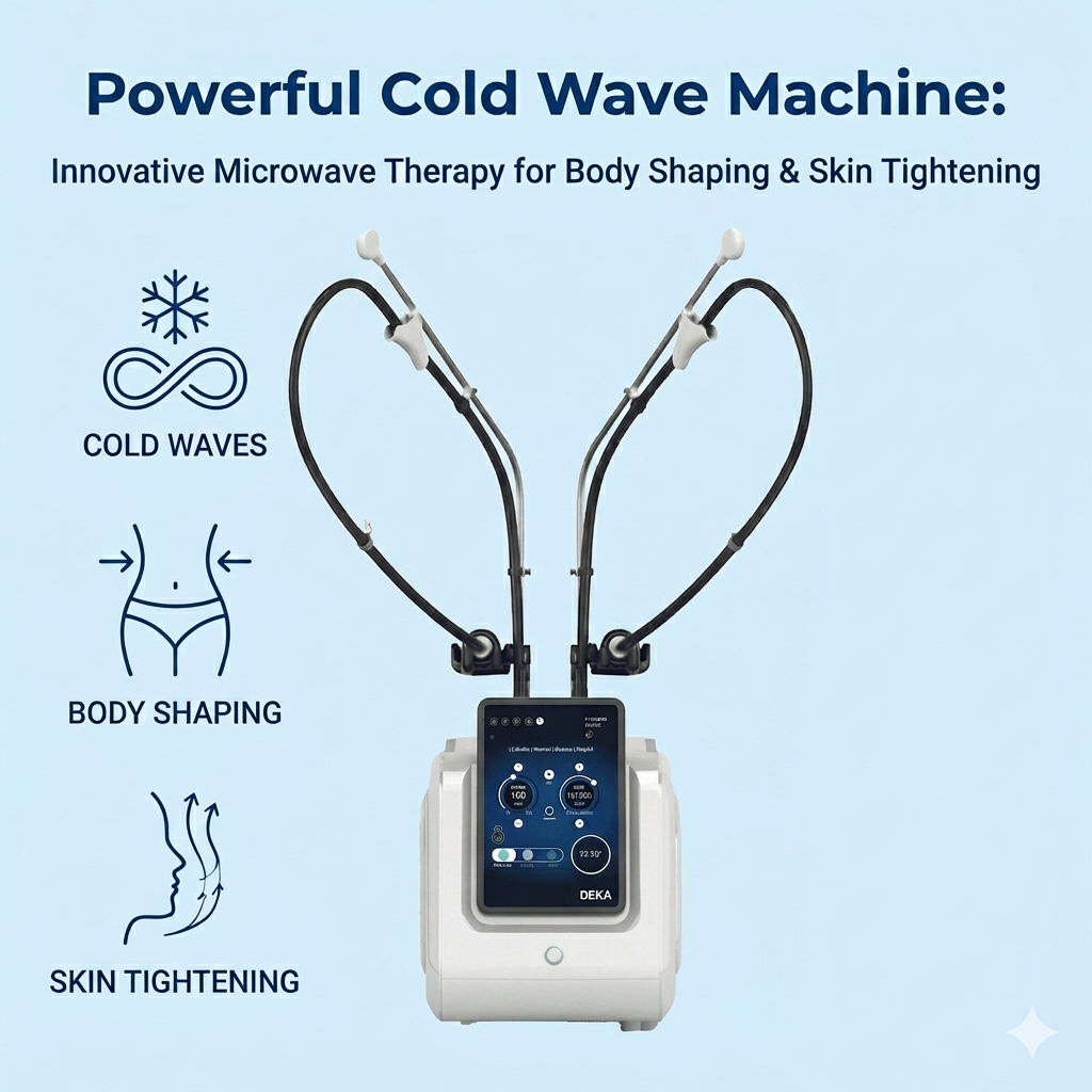 Appareil à ondes froides puissant : thérapie par micro-ondes innovante pour le remodelage corporel et le raffermissement de la peau - shefmon