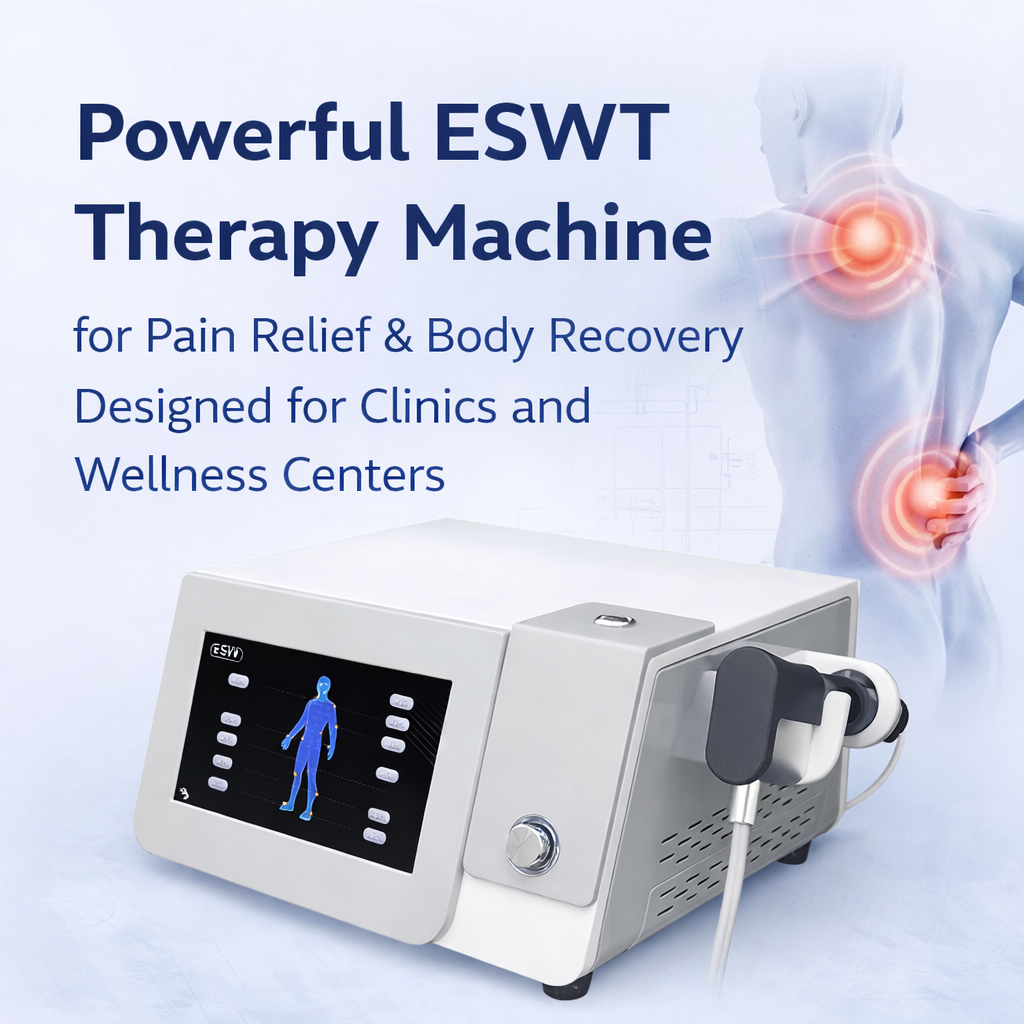 Powerful ESWT Therapy Machine for Pain Relief Body Recovery Designed for Clinics and Wellness Centers - shefmon