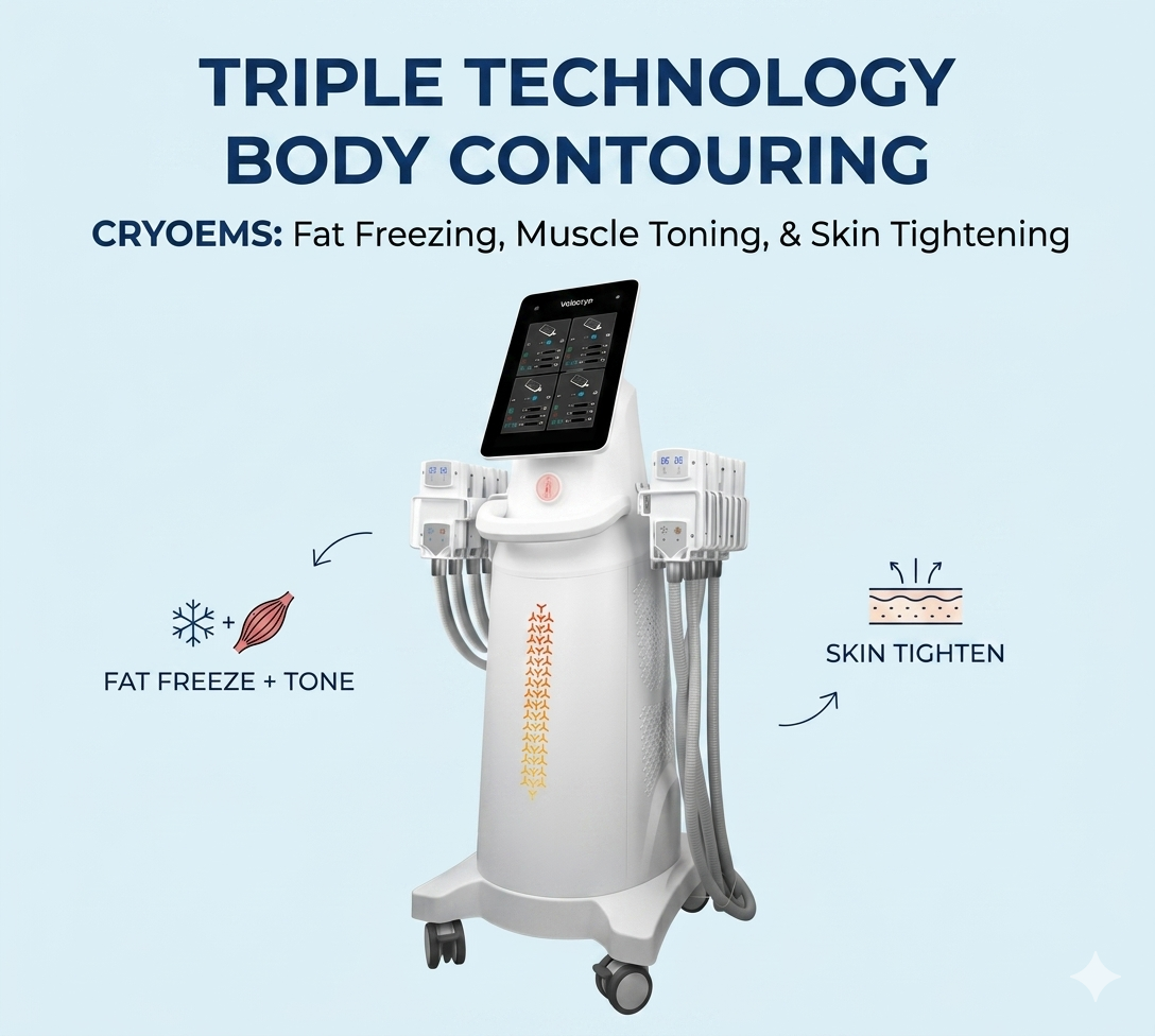 Triple Technology Body Contouring How CryoEMS Combines Fat Freezing, Muscle Toning, and Skin Tightening in One Treatment - shefmon