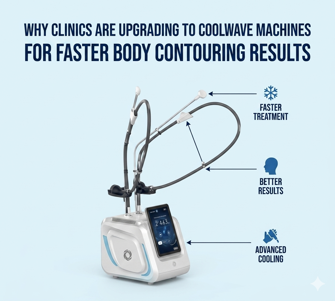 لماذا تُحدّث العيادات عياداتها إلى أجهزة CoolWave للحصول على نتائج أسرع في نحت الجسم؟ - شيفمون