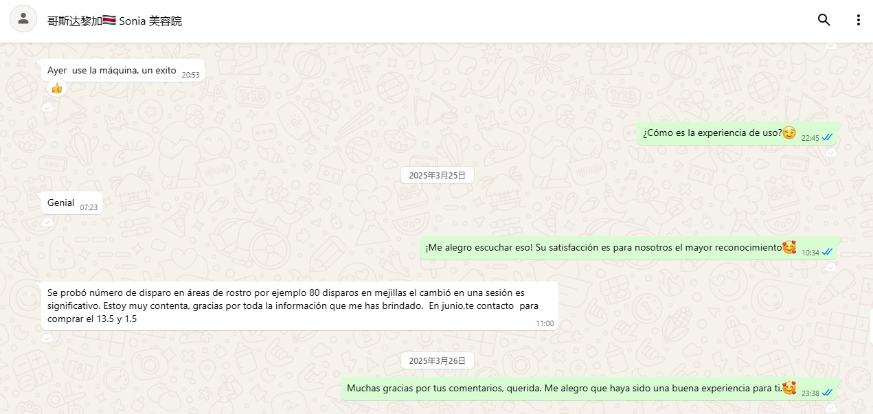 HIFU Machine Project for Costa Rica Salon: Spanish Interface, Pre-Shipment Inspection & Full Training Support - shefmon