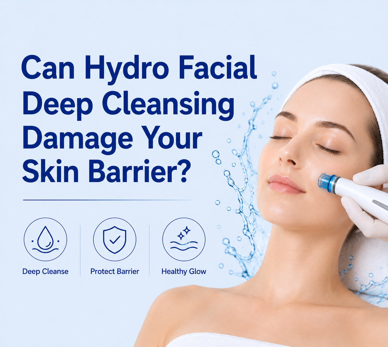 Can Hydro Facial Deep Cleansing Damage Your Skin Barrier - shefmon