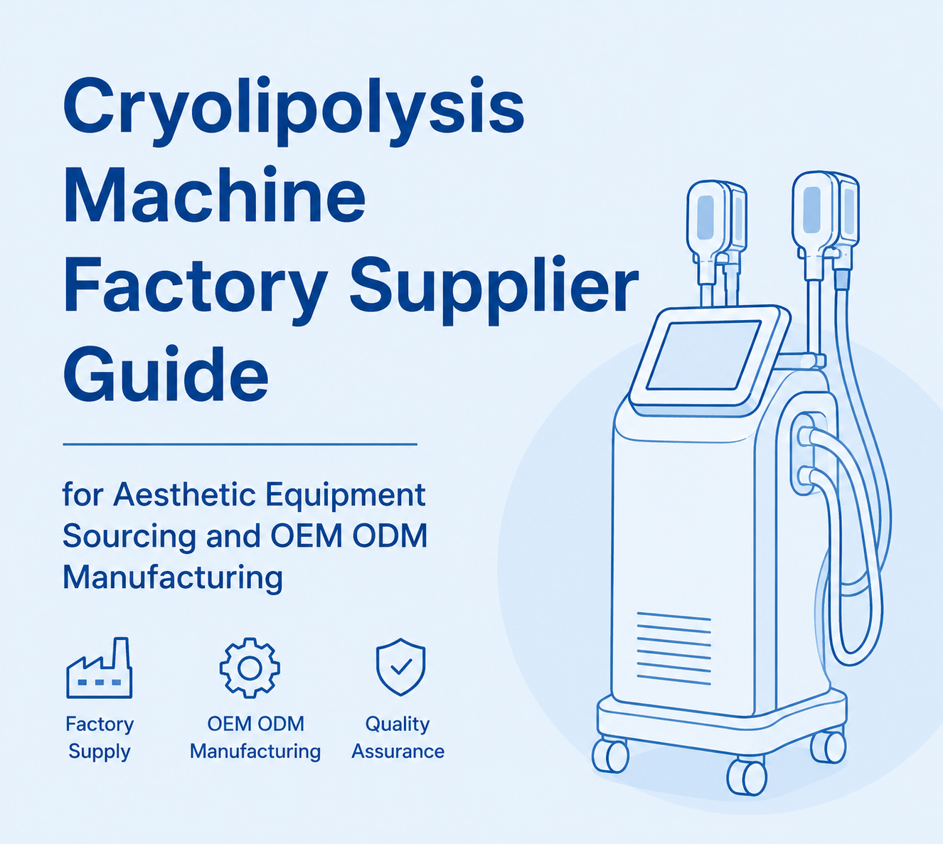 Cryolipolysis Machine Factory Supplier Guide for Aesthetic Equipment Sourcing and OEM ODM Manufacturing - shefmon