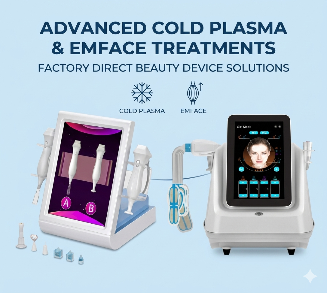 Factory Direct Skin Care Beauty Device Manufacturer Solutions Cold Plasma & EMFACE Treatments - shefmon