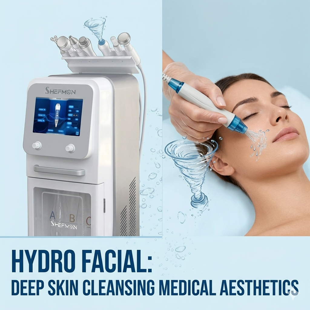 Hydro Facial Medical Aesthetic Equipment for Deep Skin Cleansing - shefmon