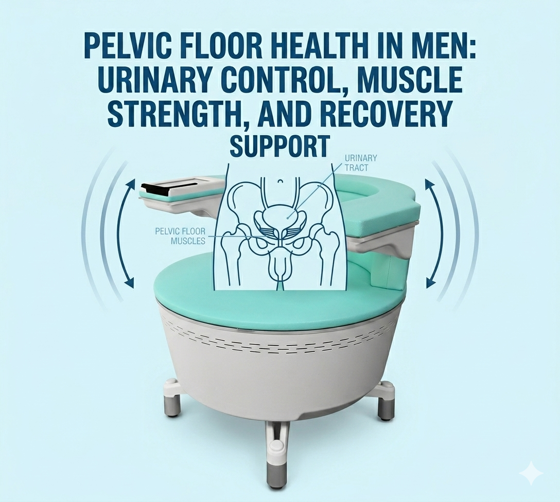 Pelvic Floor Health in Men Urinary Control, Muscle Strength and Recovery Support - shefmon