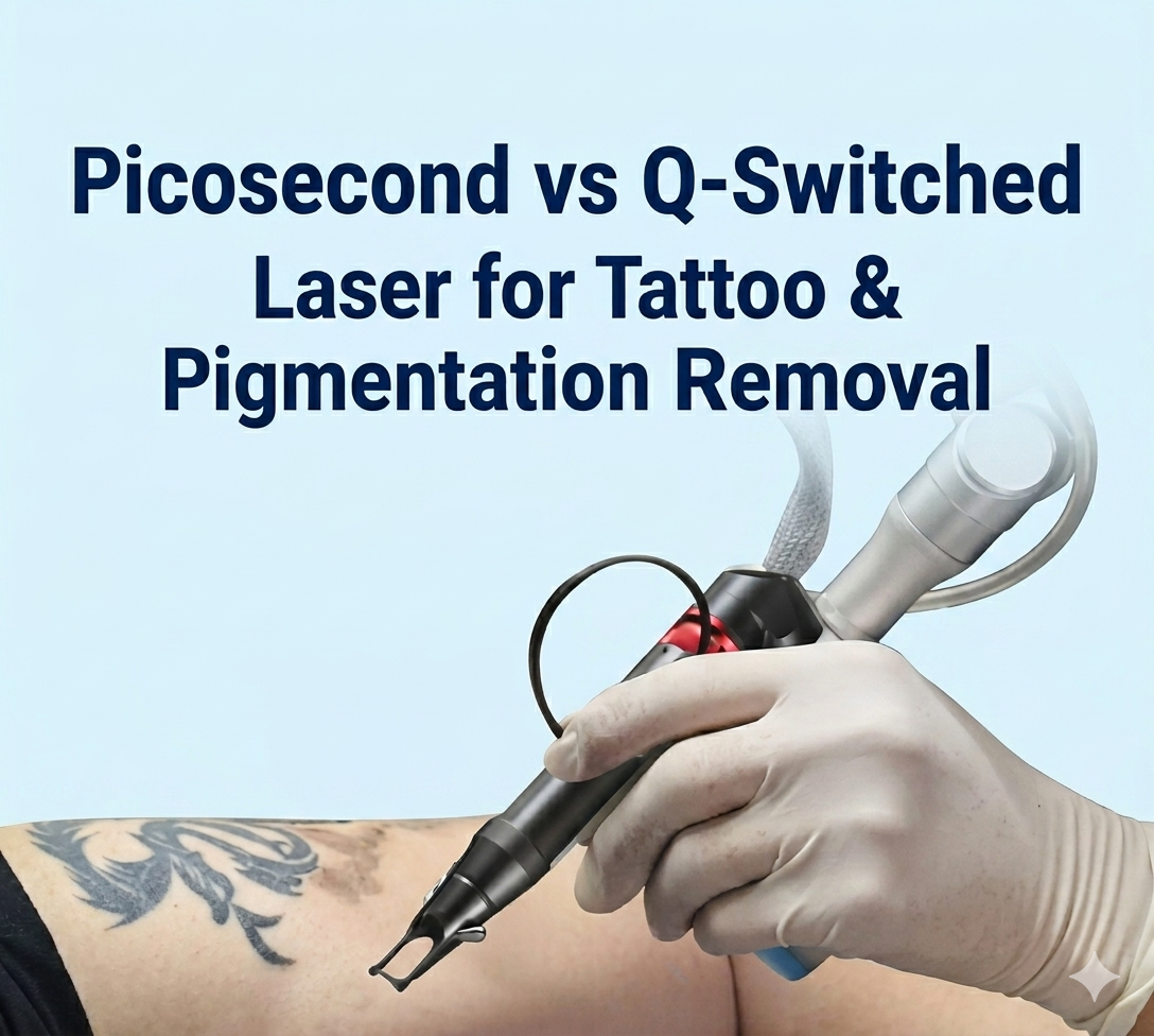 Picosecond vs Q-Switched Laser for Tattoo and Pigmentation Removal - shefmon
