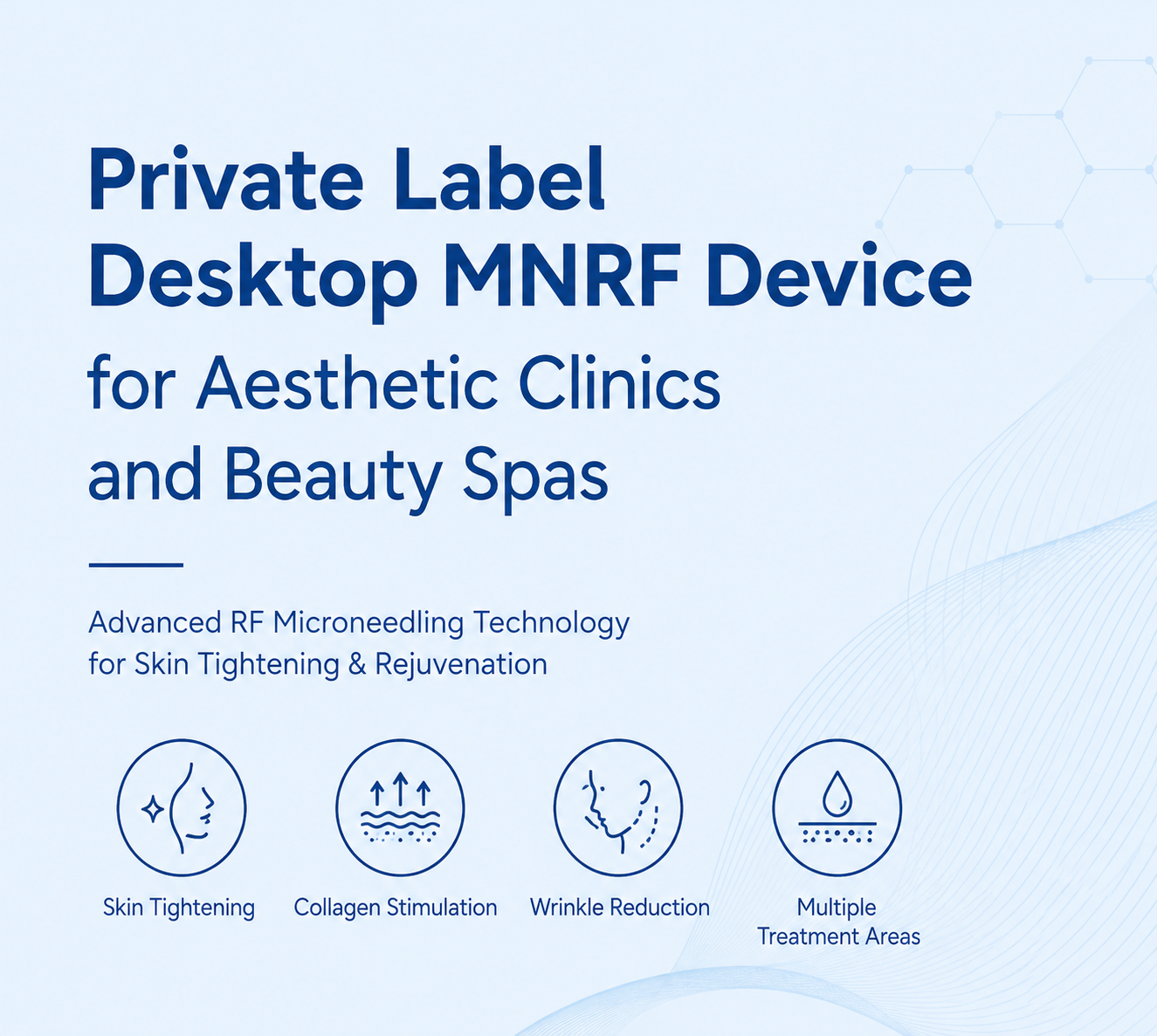 Private Label Desktop MNRF Device for Aesthetic Clinics and Beauty Spas - shemfon