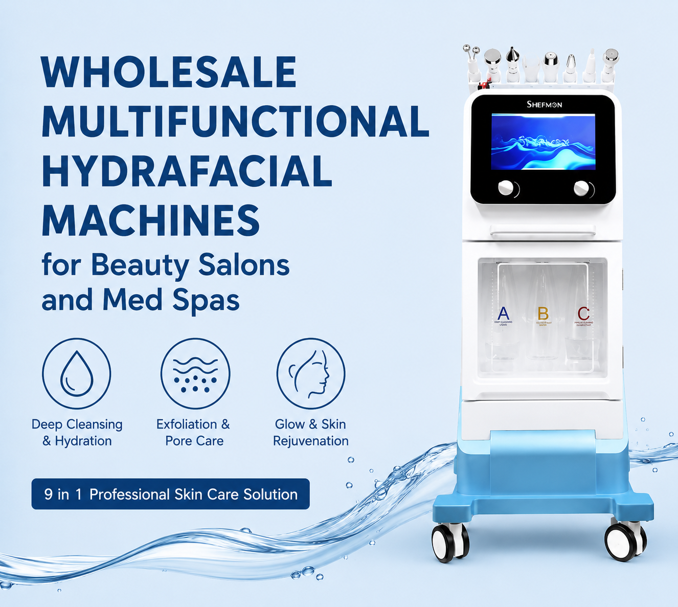 Wholesale Multifunctional Hydrafacial Machines for Beauty Salons and Med Spas - shefmon