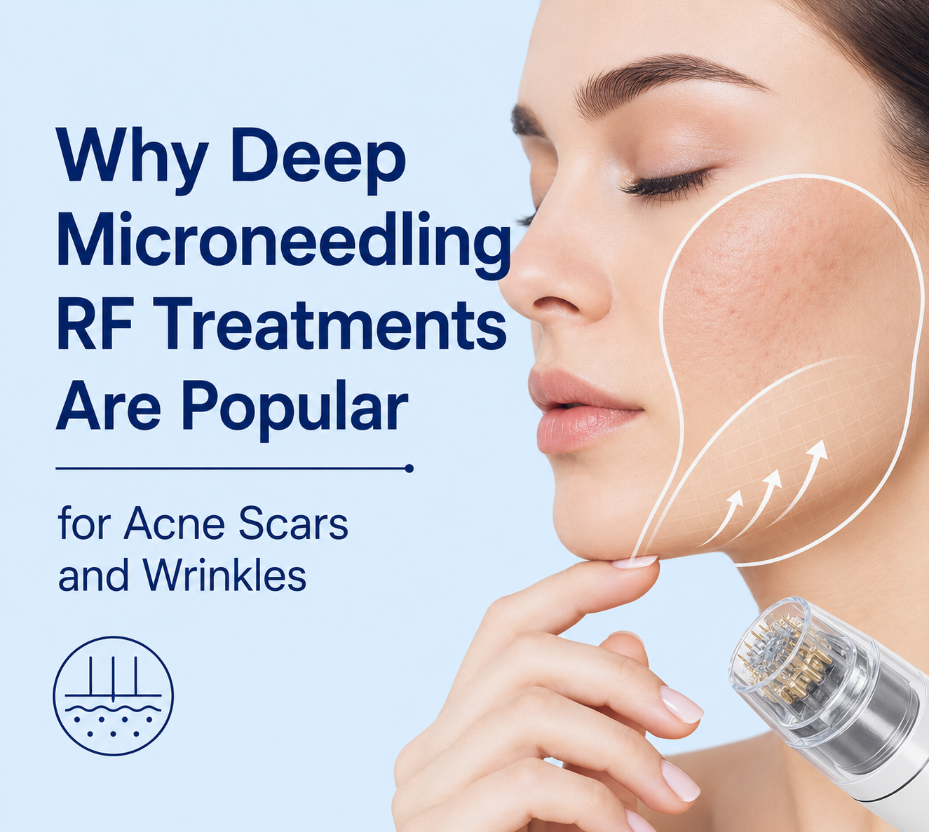 Perché i trattamenti di microneedling profondo a radiofrequenza sono popolari per le cicatrici da acne e le rughe - shefmon