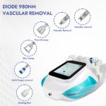 A1307D 5-in-1 980nm Diode Laser Machine for Vascular Lesions Removal Nail Fungus Treatment Skin Rejuvenation