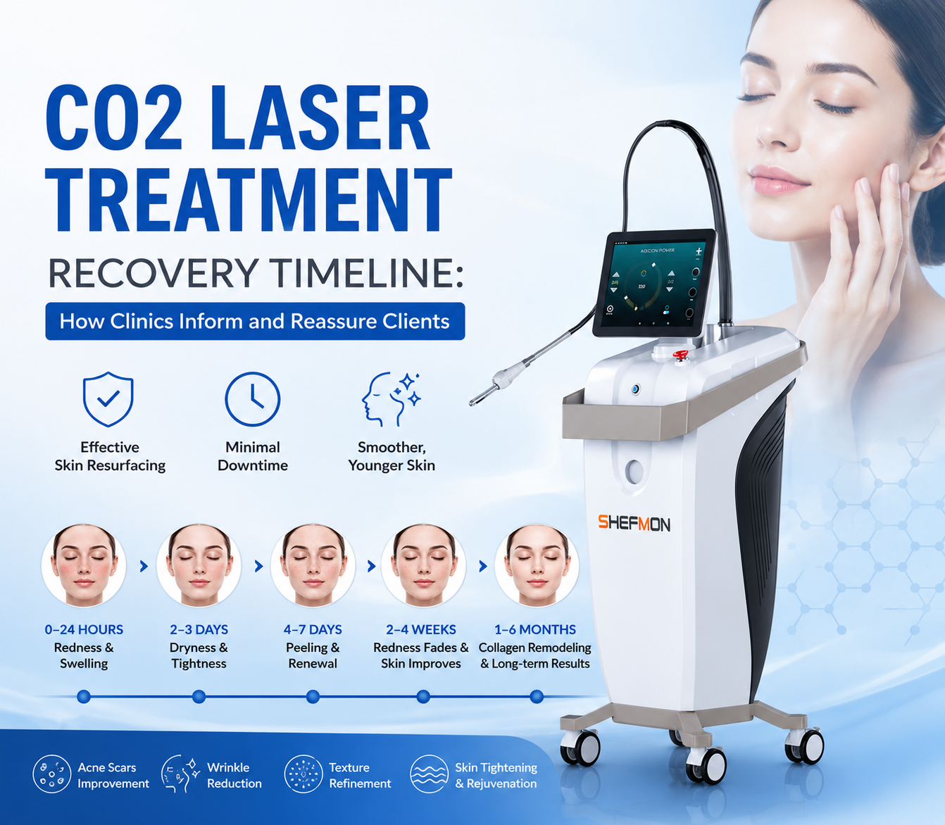 CO2 Laser Treatment Recovery Timeline How Clinics Inform and Reassure Clients - shefmon
