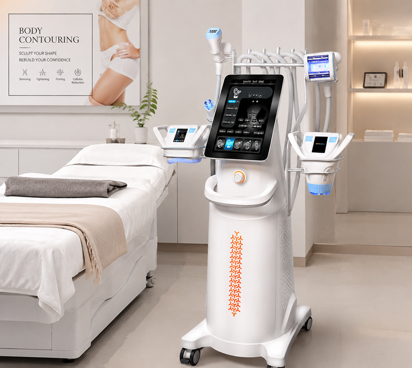Desde tratamientos basados en luz hasta el contorno corporal: cómo SHEFMON ayuda a una clínica de belleza ucraniana a transformarse.