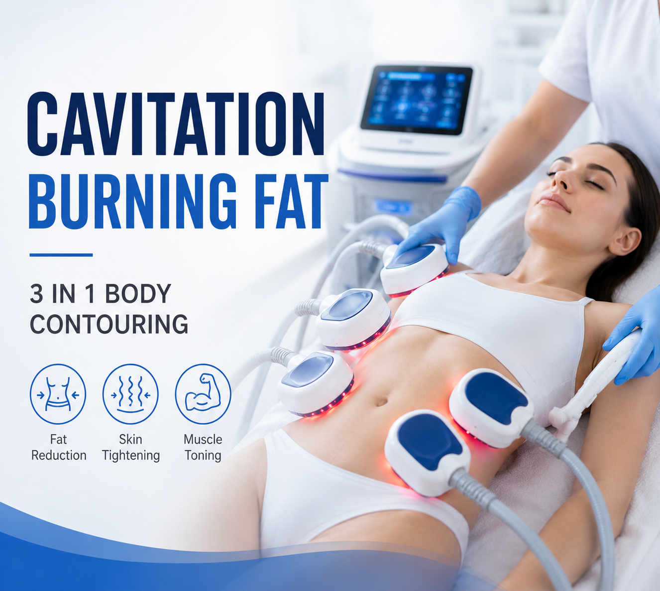 Perché la cavitazione per bruciare i grassi è così popolare nelle moderne cliniche estetiche - shefmon