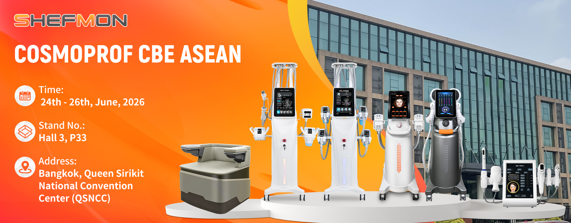 Meet SHEFMON at COSMOPROF CBE ASEAN 2026 in Bangkok